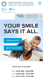 Mobile Screenshot of ontariosmilesdental.com
